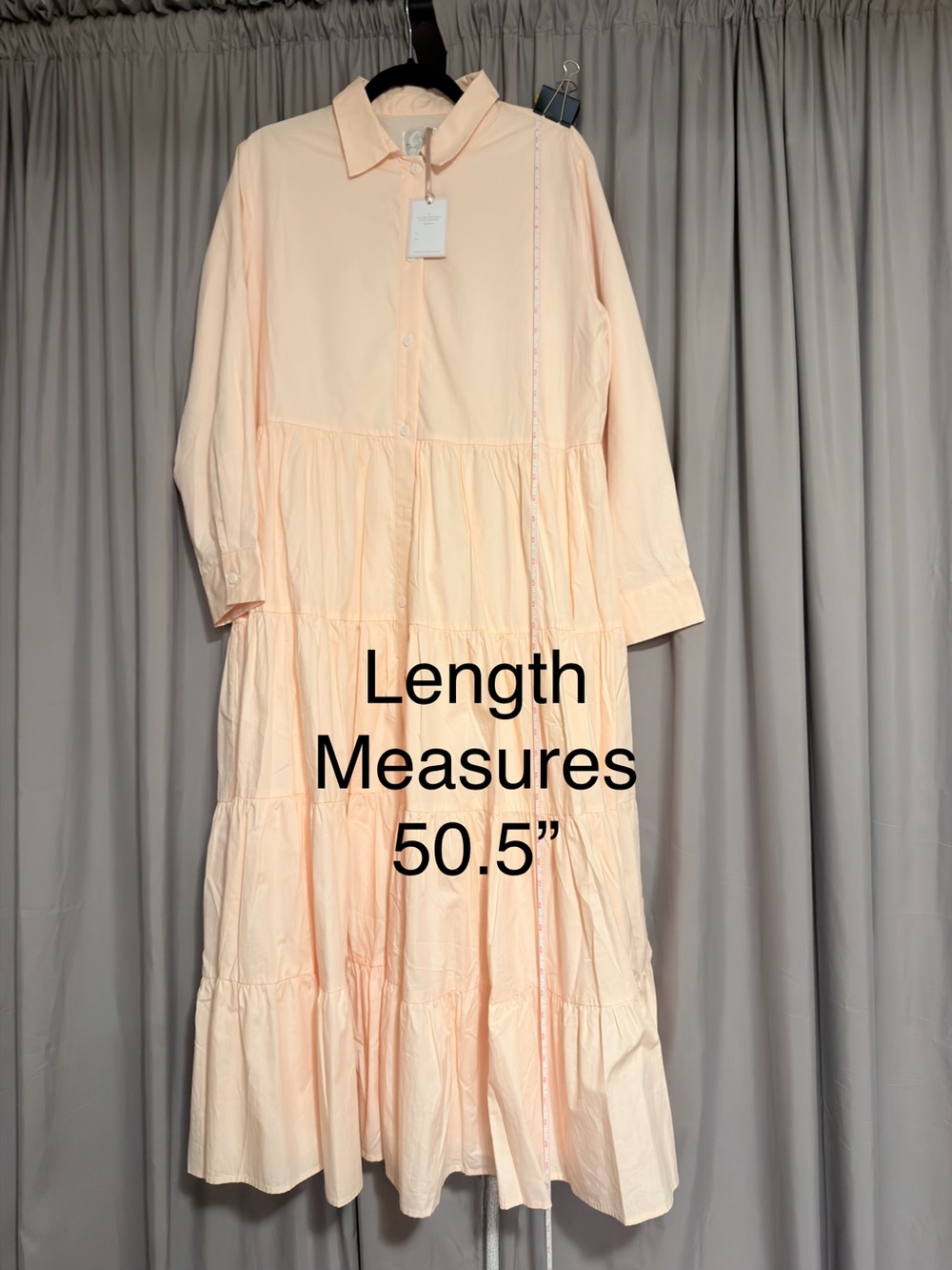 Dainty Jewells XL Peach Living in the Moment Midi Dress - Picture 8 of 9